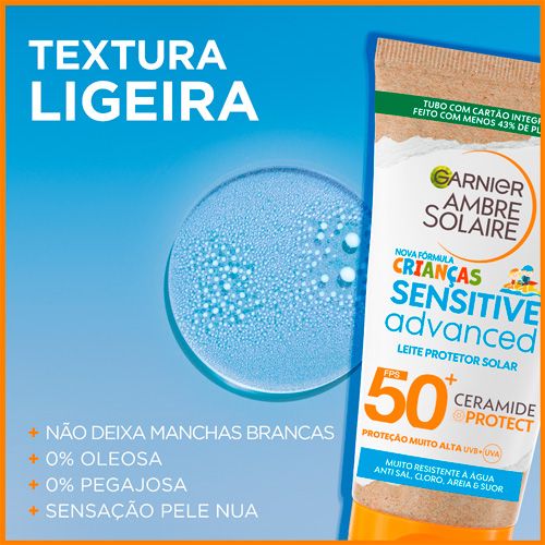 Protetor Solar Garnier Ambre Solaire Sensitive Advanced Kids